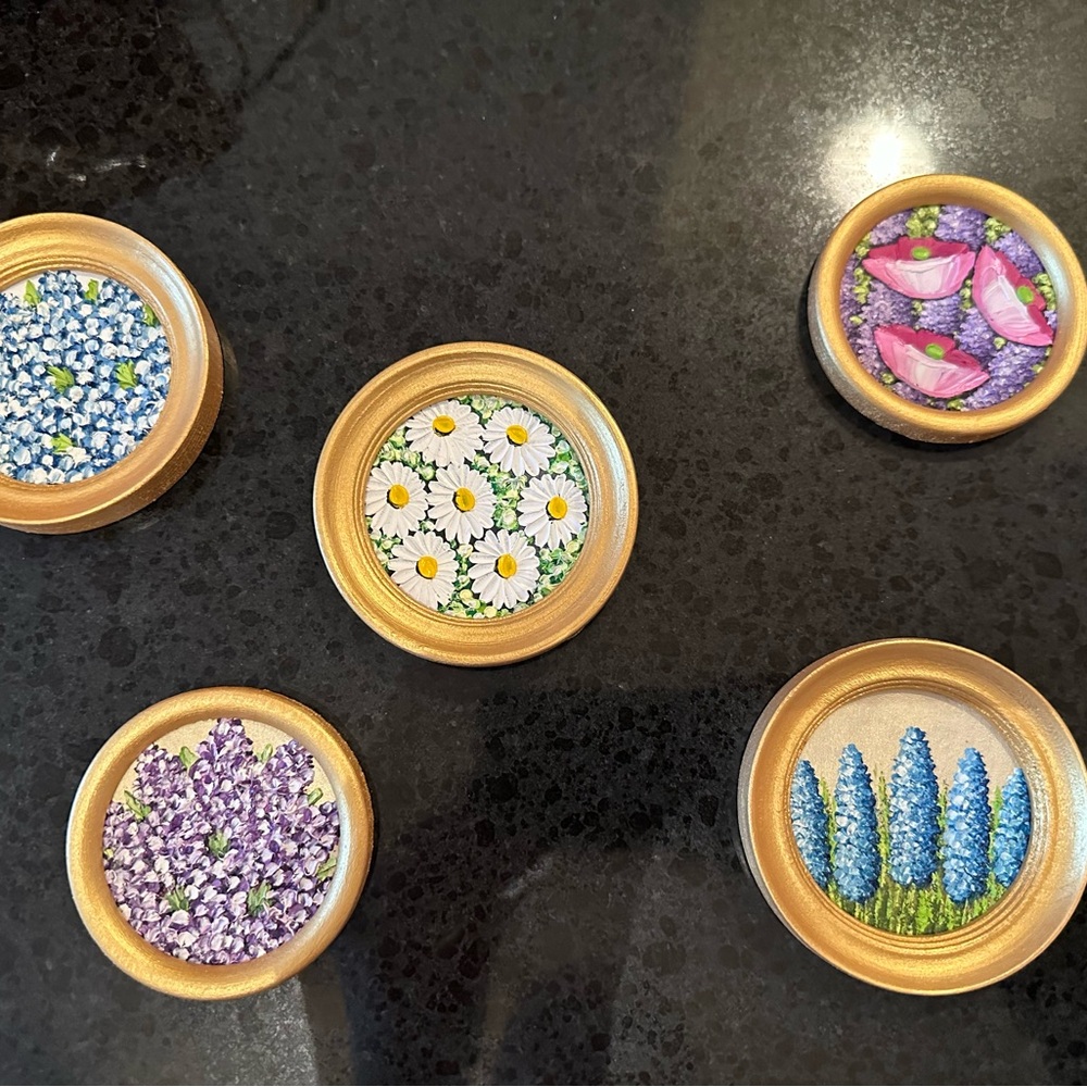 Hand Painted Florals (5 total)